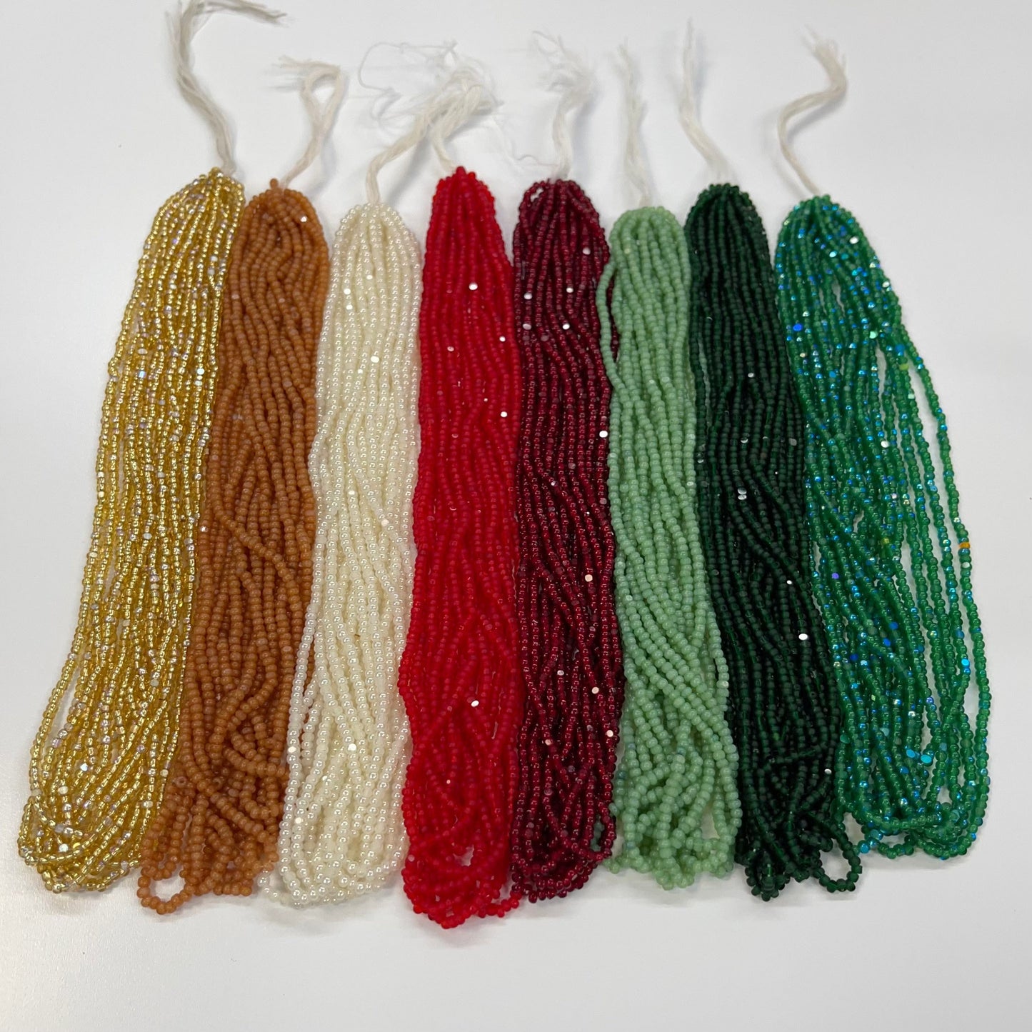 "Magical Christmas" 8 x 11/0 Charlotte Cut Seed Beads Set, Promotions Charlotte Cut Seedbeads