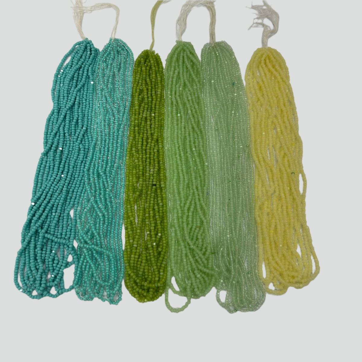 "Minty Fresh" 6 x 11/0 Charlotte Cut Seed Beads Set, Promotions Charlotte Cut Seedbeads