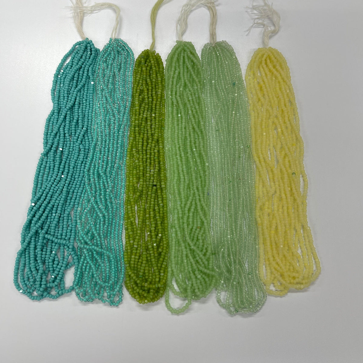 "Minty Fresh" 6 x 11/0 Charlotte Cut Seed Beads Set, Promotions Charlotte Cut Seedbeads