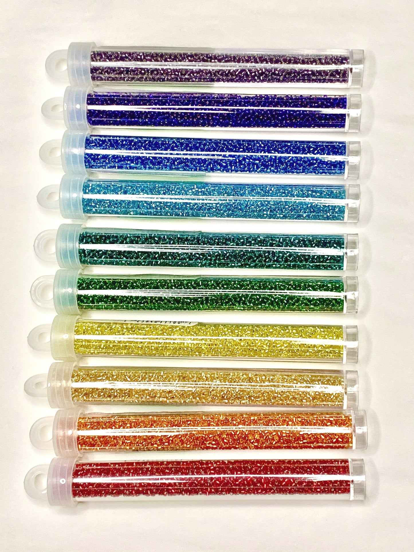 Miyuki Rainbow Silver Lined Set of 10 x 22g vials Seedbeads, Promotions Miyuki Seed Bead 11/0