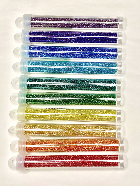 Miyuki Rainbow Silver Lined Set of 10 x 22g vials Seedbeads, Promotions Miyuki Seed Bead 11/0
