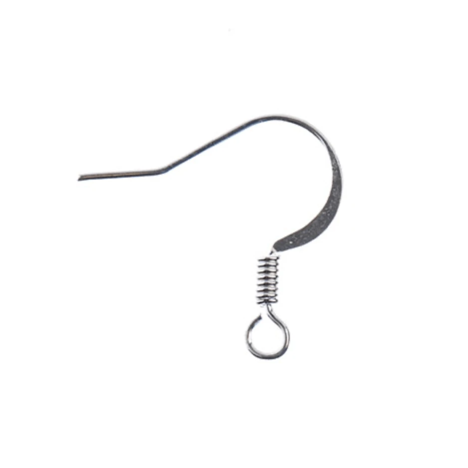 Must Have Findings - Earwire w/ Coil Silver 60pcs New Beader Basics Basics