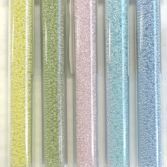 Pastel Ceylon Set, 11/0 Miyuki Seed Beads, Set of 5 x 22g vials Miyuki Seed Bead 11/0