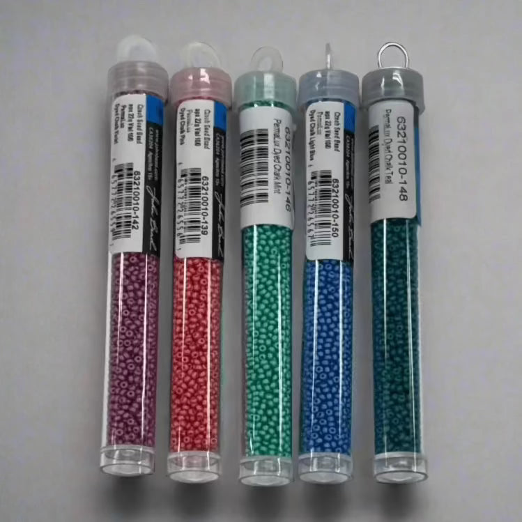 Permalux Jewel Tone Seedbead Vial Set, 5 x 22g, Promotions Promotion