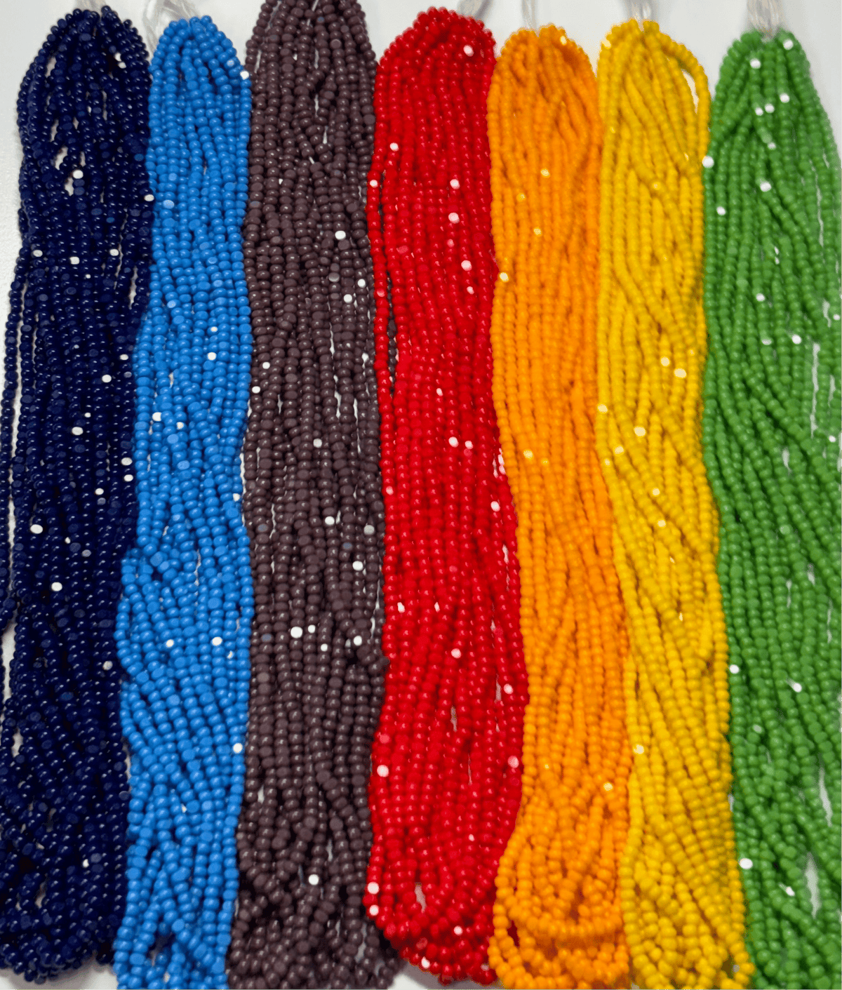 Pride Rainbow 🌈 Opaque, 7 x 11/0 Charlotte Cut Seed Beads Set, Promotions Charlotte Cut Seedbeads