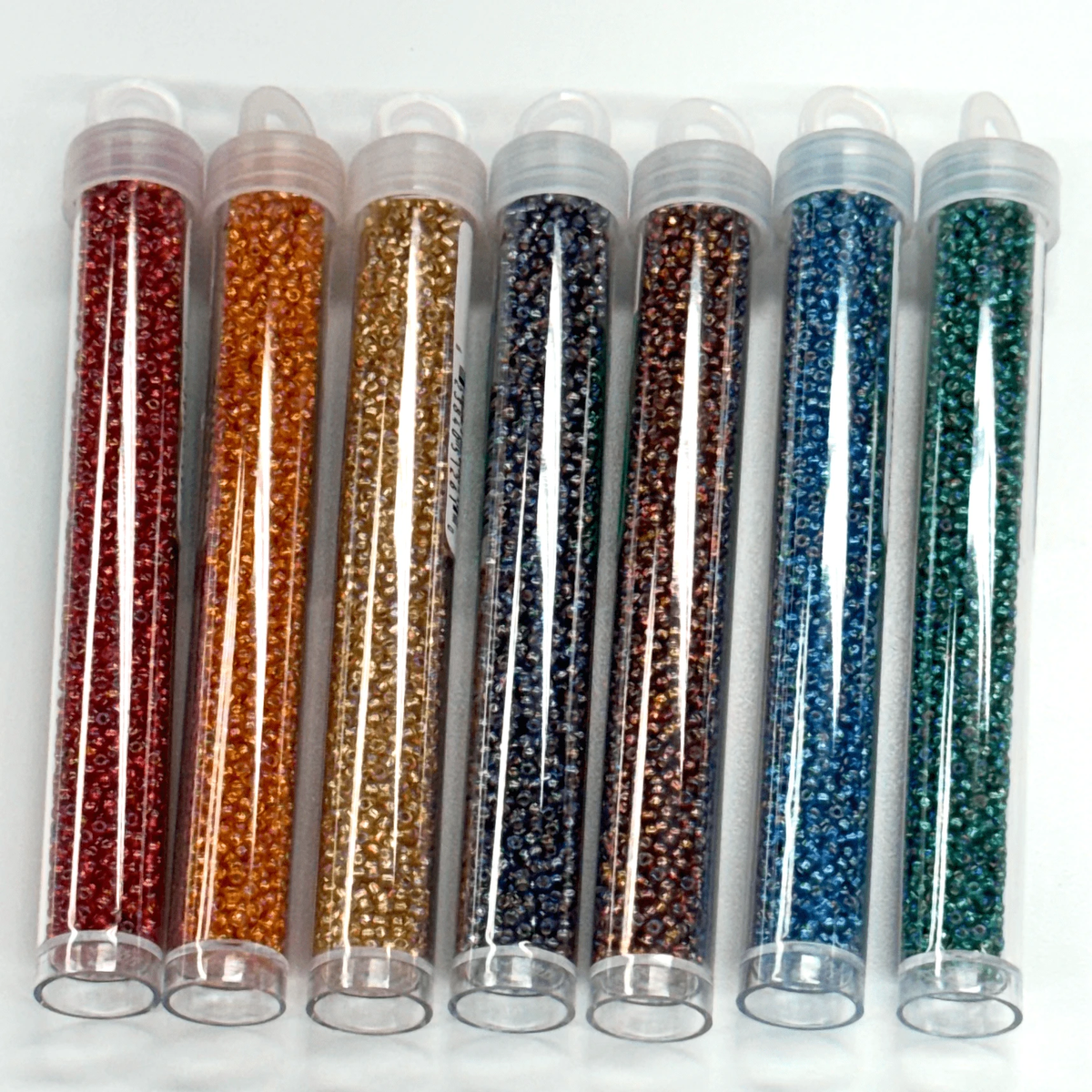 "Rich Jewel Tone" 11/0 Miyuki AB Seed Bead Set. 7x 22g, Promotions Promotion