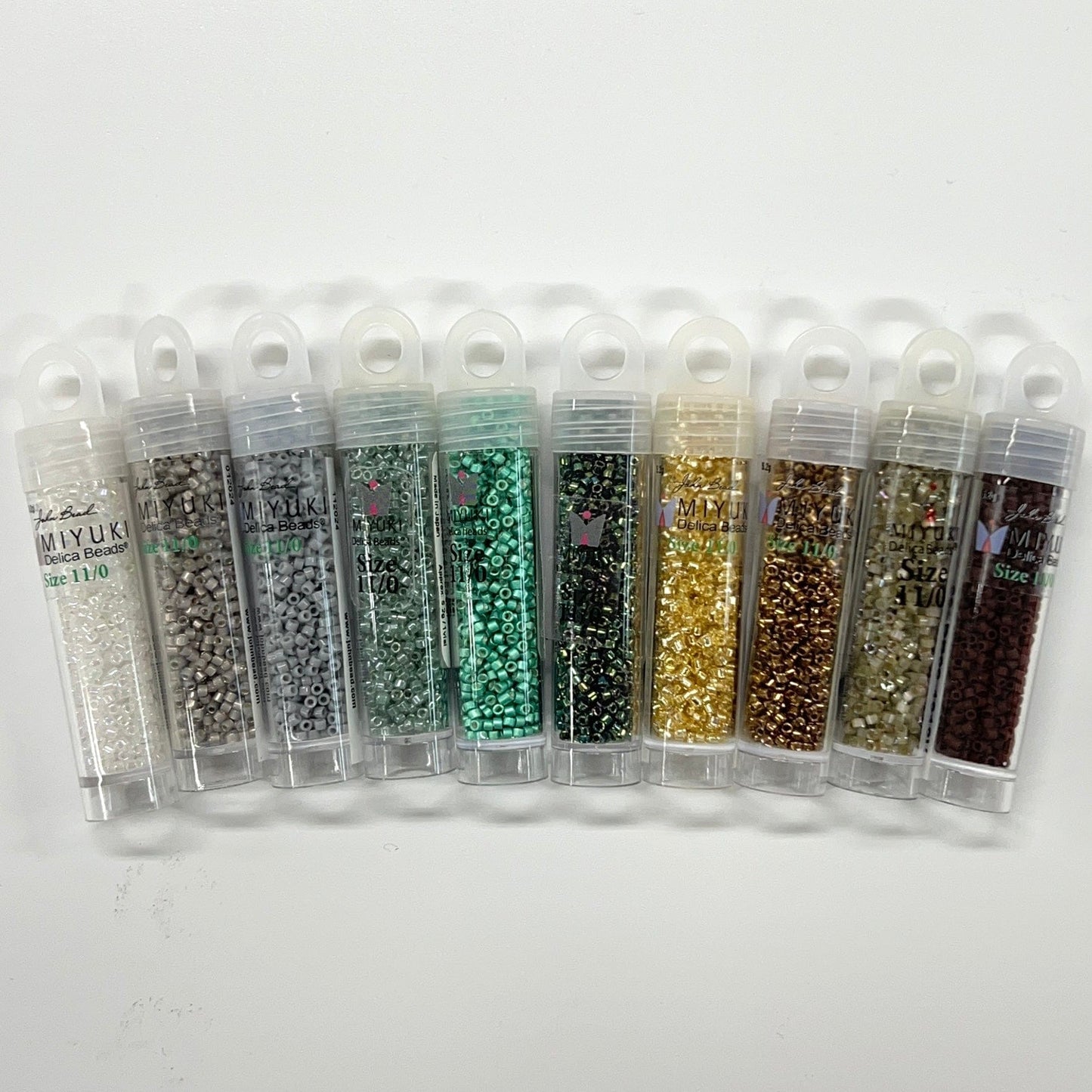 “Sage Field” Set, 10 Delica Beads Set, Promotions Delica Beads