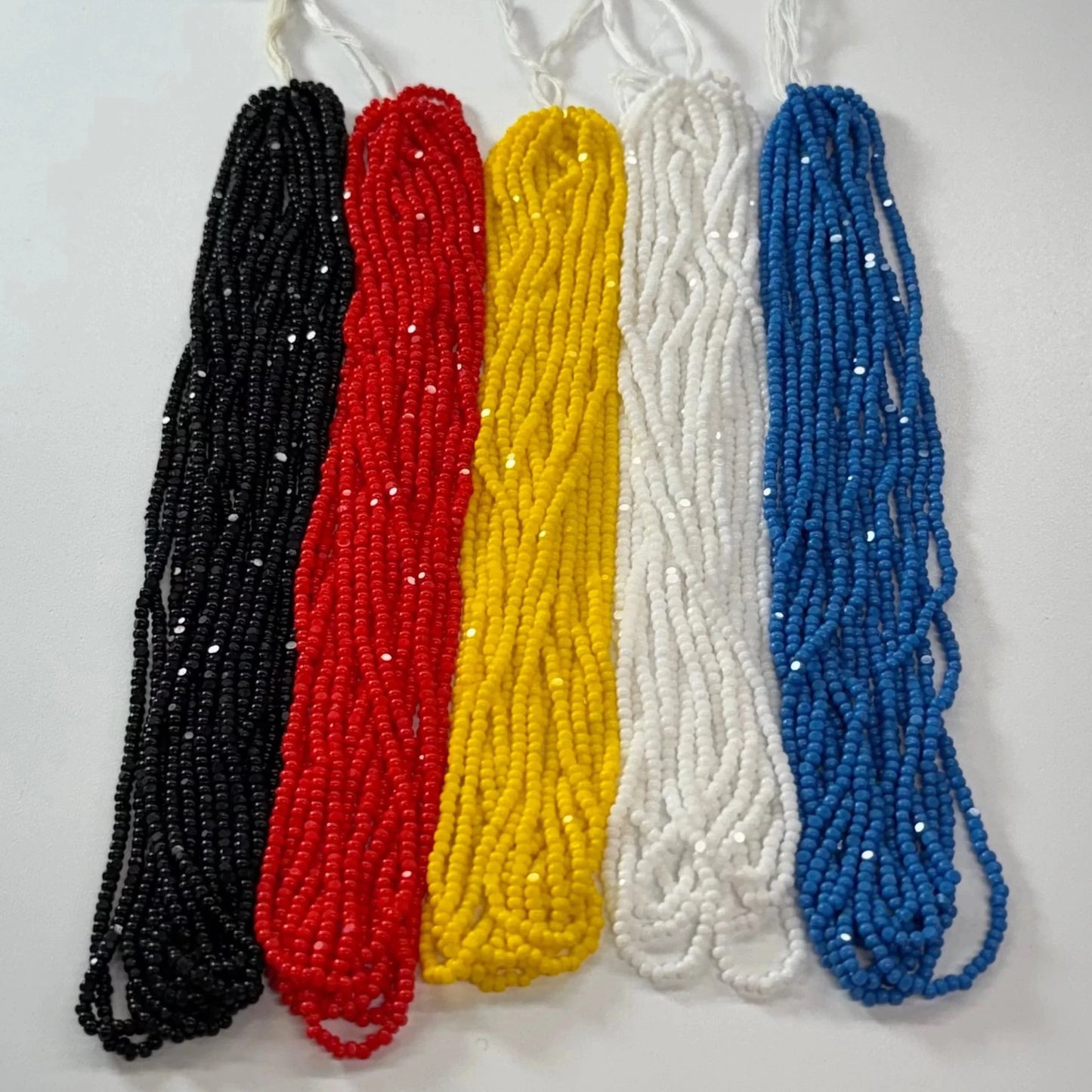 "Scared" Mi'kmaq Colours - 5 x 11/0 Charlotte Seed Beads (10g), Promotions Charlotte Cut Seedbeads