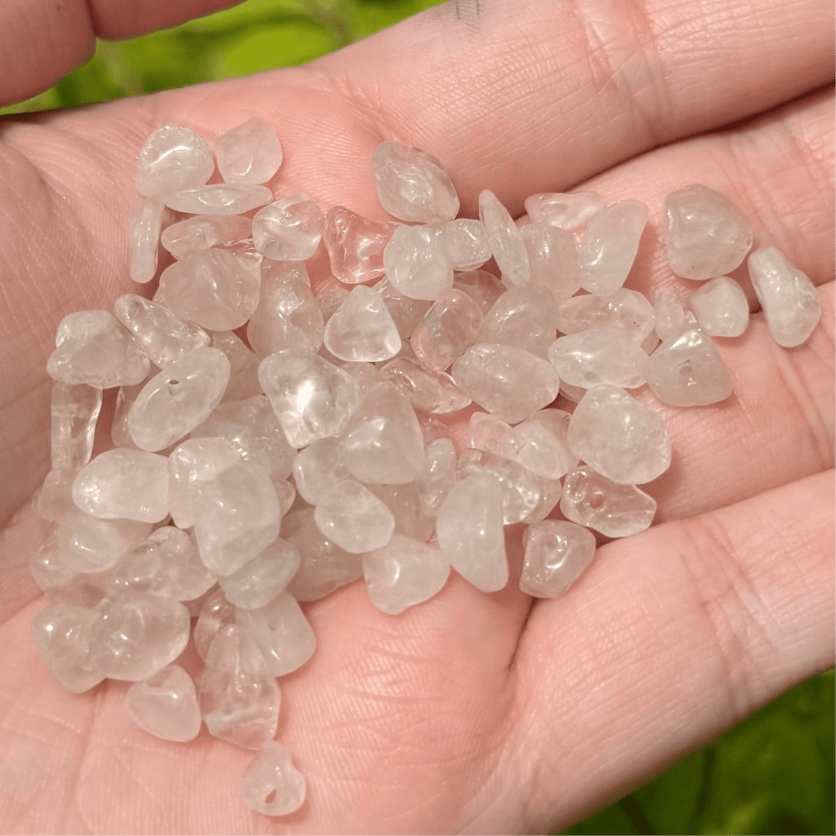 Semi-Precious Chips 22g - Rose Quartz Pearl Beads