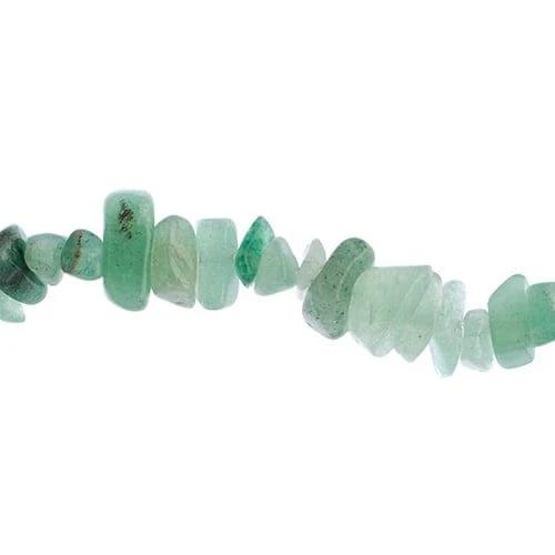 Semi-Precious Chips Strung - Aventurine (16 inch Strand) Pearl Beads