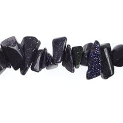 Semi-Precious Chips Strung - BLUE SAND STONE (16 inch Strand) Pearl Beads