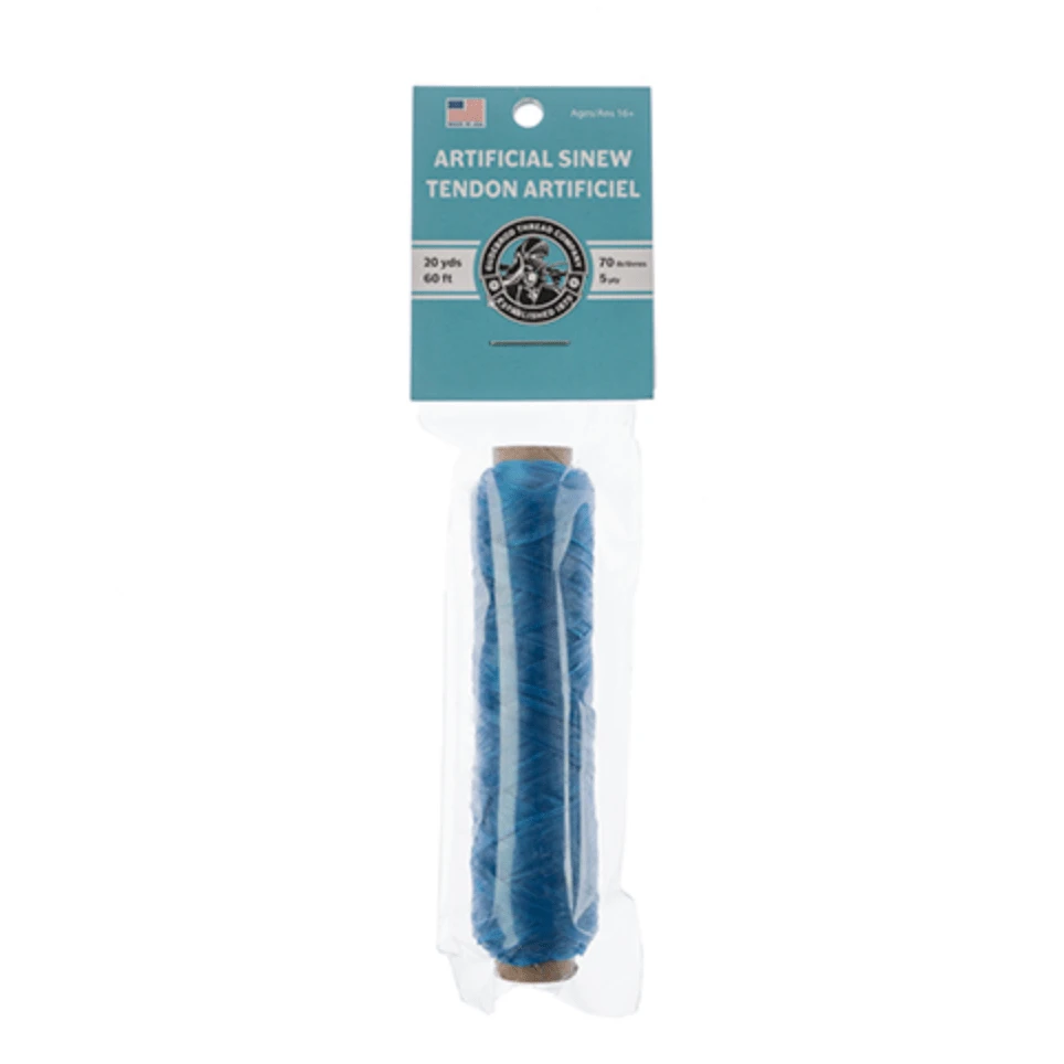 SINEW BOBBIN 20 yards, 70lb test Sinew Thread 5 ply, Basics Sinew