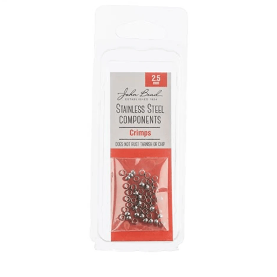 Stainless Steel Crimp Beads 2.5mm 50pcs Basics