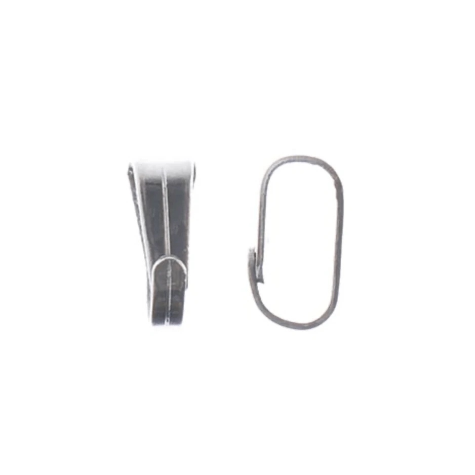 Stainless Steel Pinch Bail 6mm 30pcs Basics