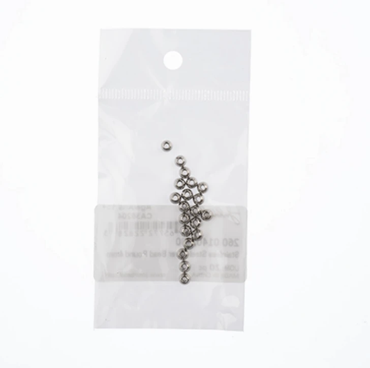 Stainless Steel Silver Bead Round 4mm 20pcs, John Beads Basics Basics
