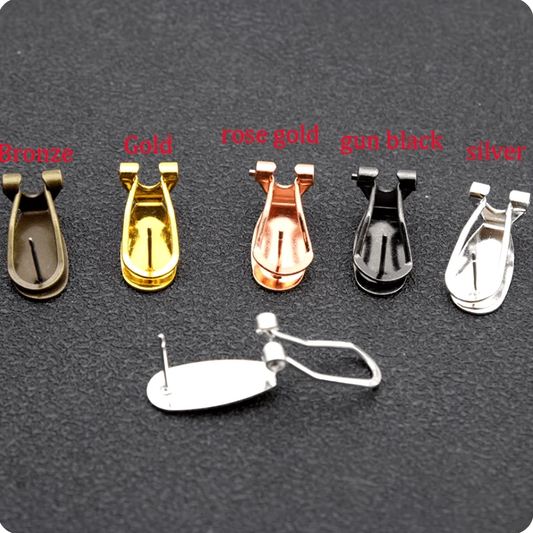 Starter Set- Fingernail Post 10 Mixed Pairs (Silver/Gold/Rose Gold)