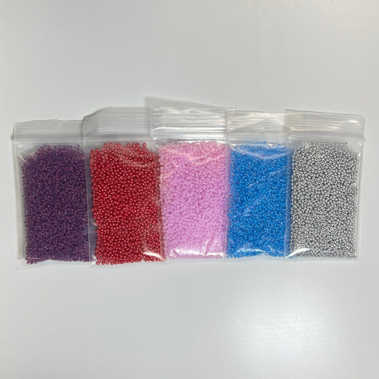 “Summer Sunset” 5 x 22g 10/0 Seed Bead Set, Promotions 10/0 Preciosa Seed Beads