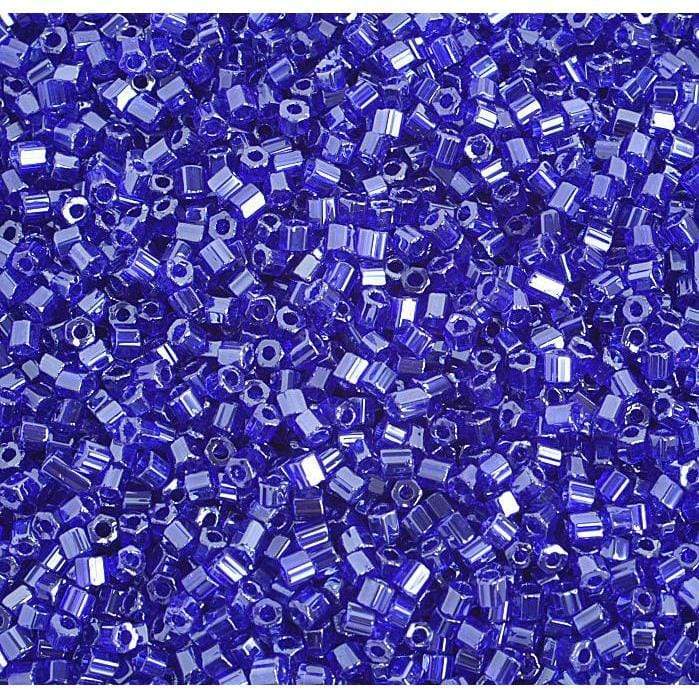 Preciosa Ornela 2-Cut Beads 10/0 2-Cut Beads, Dark Blue Luster