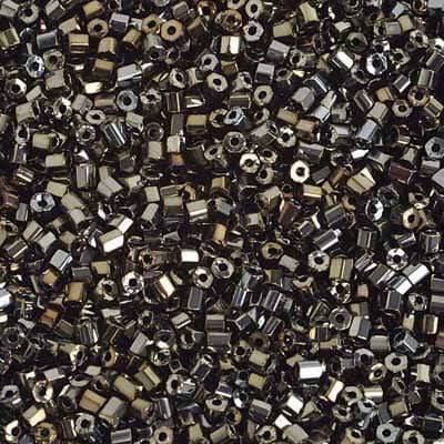 Sundaylace Creations & Bling 2-Cut Beads 10/0 2-Cut Beads, Opaque Brown AB