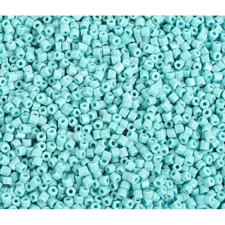 Preciosa Ornela 2-Cut Beads 10/0 2-Cut Beads, Opaque Turquoise