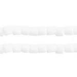 Preciosa Ornela 2-Cut Beads Hank 10/0 2-Cut Beads, Opaque White