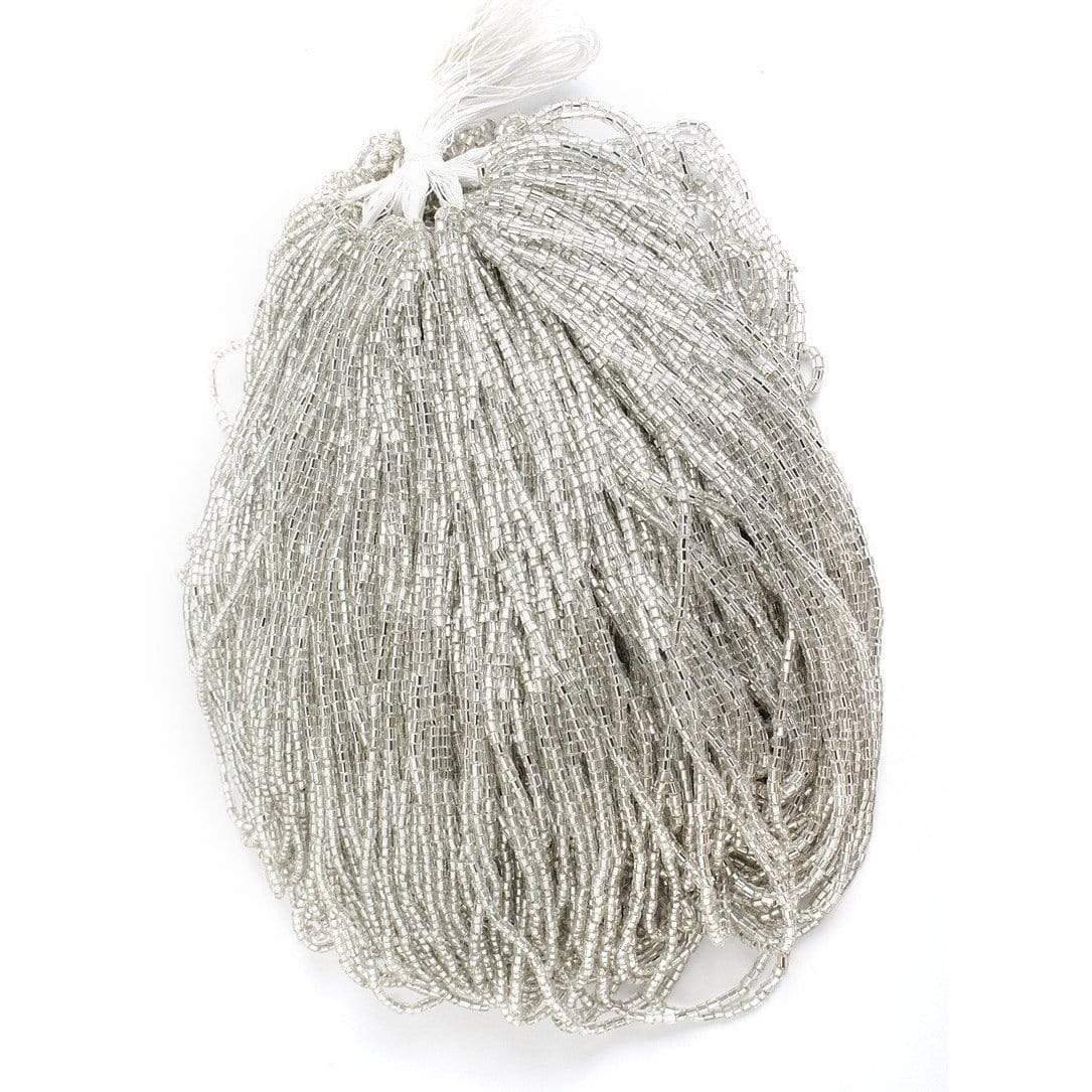 Preciosa Ornela 2-Cut Beads 10/0 2-Cut Beads, Silver Lined Crystal Silver