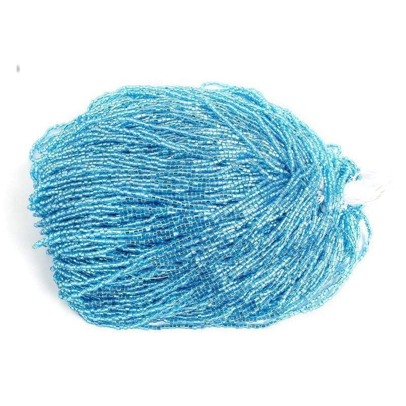 Preciosa Ornela 2-Cut Beads 22g 10/0 2-Cut Beads, Silver lined Light Aqua