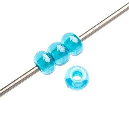 Preciosa Ornela 10/0 Preciosa Seed Beads 10/0 Aqua Colour Lined Transparent, Preciosa Seed Beads