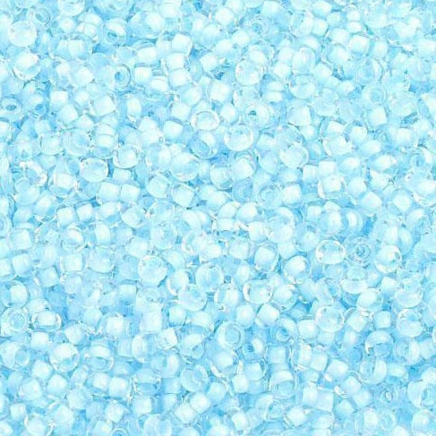 Preciosa Ornela 10/0 Preciosa Seed Beads 10/0 Baby Blue Colour lined Terra, Preciosa Seed Beads