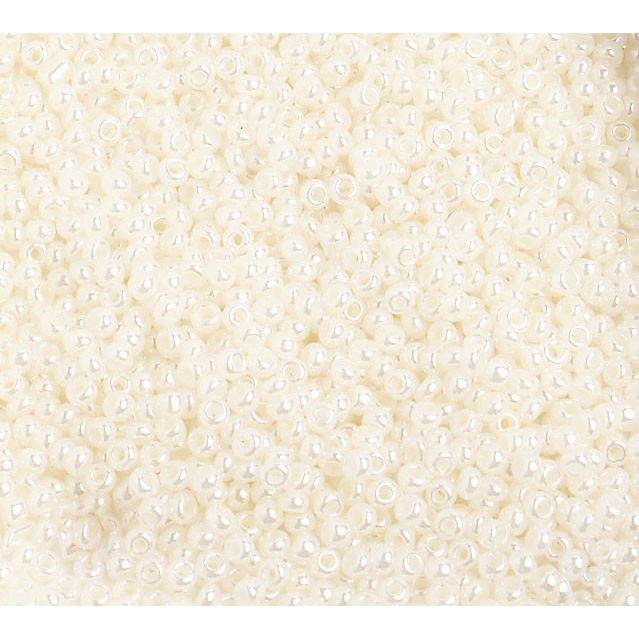 Sundaylace Creations & Bling 10/0 Preciosa Seed Beads 10/0 Ceylon Pearl Opaque, Preciosa Seed Bead