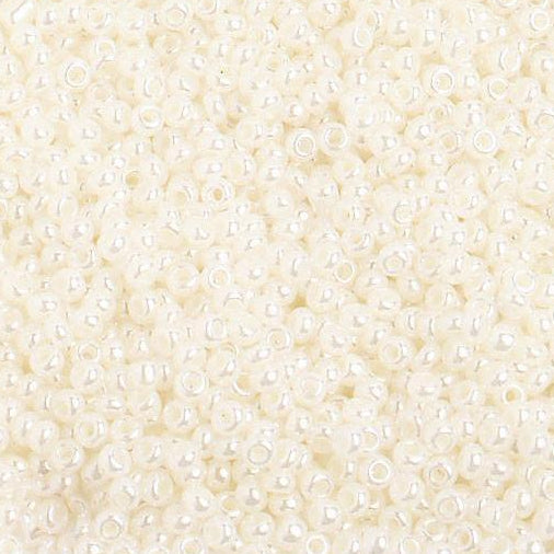 Sundaylace Creations & Bling 10/0 Preciosa Seed Beads 10/0 Ceylon Pearl Opaque, Preciosa Seed Bead