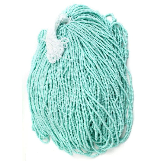 Preciosa Ornela 10/0 Preciosa Seed Beads 10/0 Chalk Light Turquoise Matte Solgel Preciosa Seed Beads *Loose