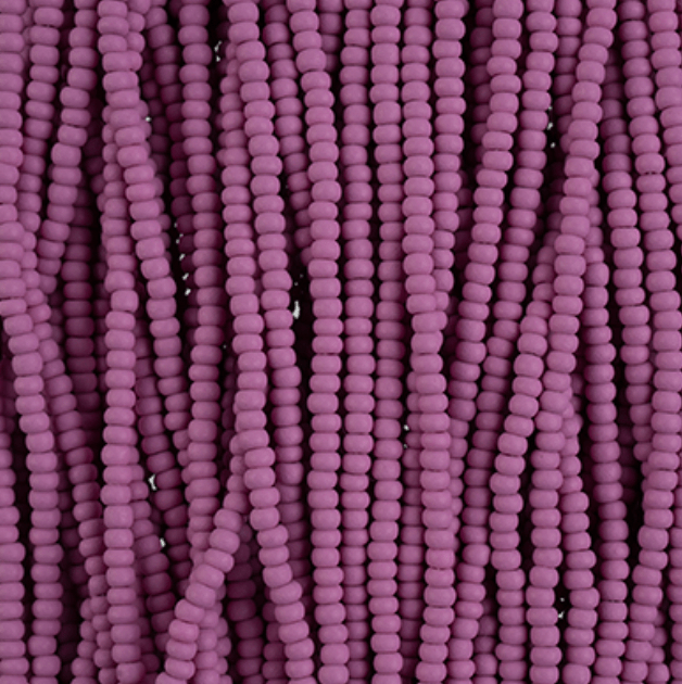 Preciosa Ornela 11/0 Preciosa Seed Beads 10/0 Chalk Purple MATTE Dyed Permalux Opaque Preciosa Seed Beads * 1/2 HANK