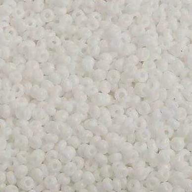 Preciosa Ornela 10/0 Preciosa Seed Beads 22g 10/0 Chalk White Opaque Preciosa Seed Bead