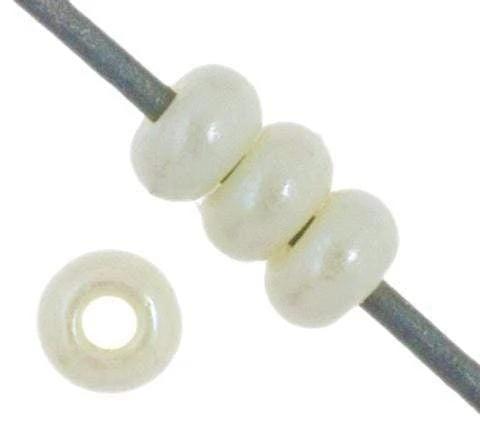 Preciosa Ornela 10/0 Preciosa Seed Beads 10/0 CREAM Opaque, Preciosa Seed Beads