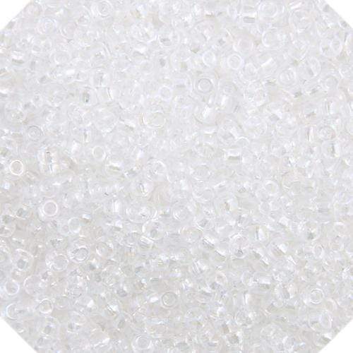 Preciosa Ornela 10/0 Preciosa Seed Beads 10/0 Crystal Iris Transparent Preciosa Seed Beads