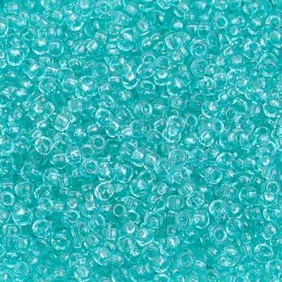 Preciosa Ornela 10/0 Preciosa Seed Beads 10/0 Crystal Teal Green Solgel Transparent, Preciosa Seed Bead