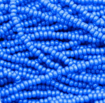 10/0 Dark Blue MATTE Intensive Terra Preciosa Seed Beads *HANK 10/0 Preciosa Seed Beads