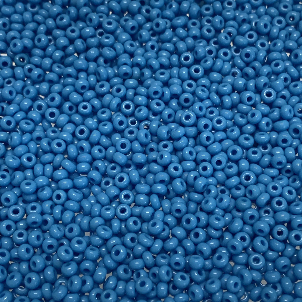 Preciosa Ornela 10/0 Preciosa Seed Beads 10/0 Dark Blue *Turquoise Opaque, Preciosa Seed Beads *Discontinued/Rare Colour*