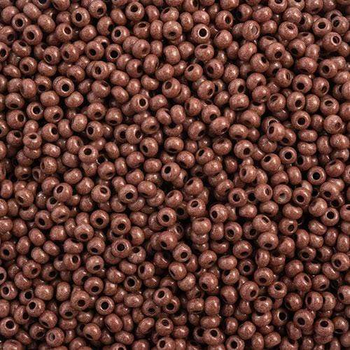 Preciosa Ornela 10/0 Preciosa Seed Beads 10/0 Dark Brown Terra Intensive Finish, Preciosa Seed Beads
