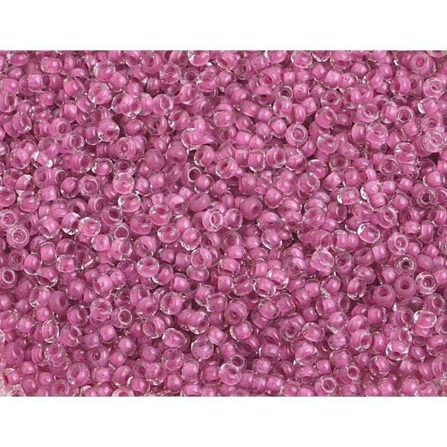 Preciosa Ornela 10/0 Preciosa Seed Beads 10/0 Dark Fuchsia Colour Lined TERRA Czech Seed Beads