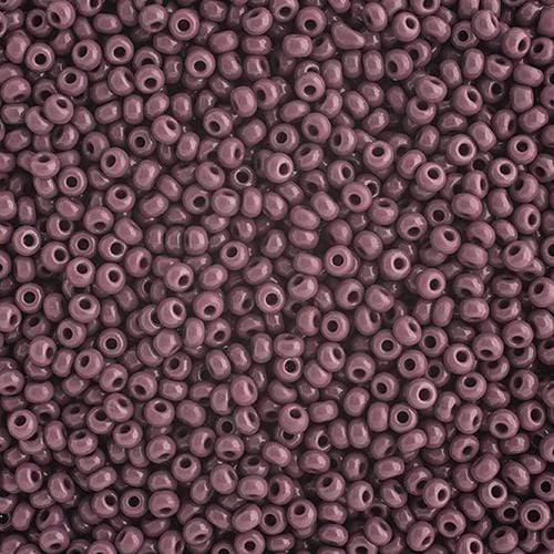Preciosa Ornela 10/0 Preciosa Seed Beads 10/0 Dark Mauve Opaque, Czech Seed Beads