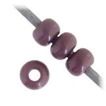 Preciosa Ornela 10/0 Preciosa Seed Beads 10/0 Dark Mauve Opaque, Czech Seed Beads