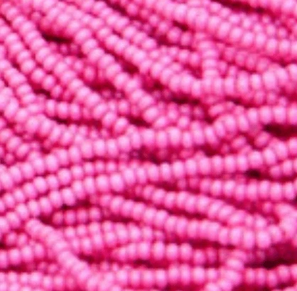 10/0 Dark Pink MATTE Intensive Terra Preciosa Seed Beads *HANK 10/0 Preciosa Seed Beads
