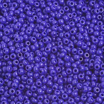 Preciosa Ornela 10/0 Preciosa Seed Beads 23g 10/0 Dark Royal Blue Opaque Preciosa Seed Bead