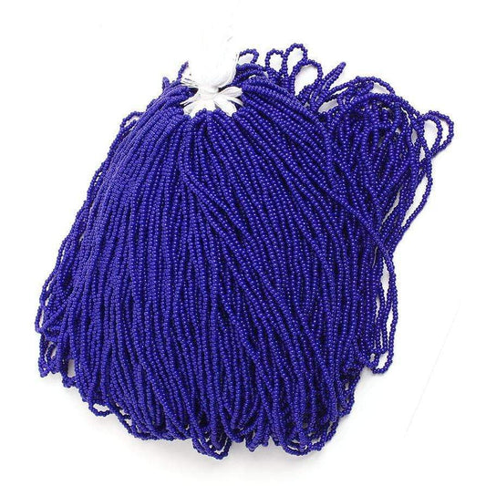 Preciosa Ornela 10/0 Preciosa Seed Beads Hank 10/0 Dark Royal Blue Opaque Preciosa Seed Bead
