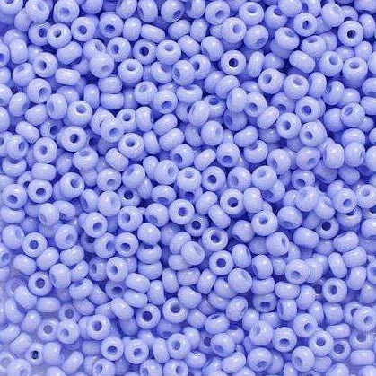 Preciosa Ornela 10/0 Preciosa Seed Beads 10/0 Dyed Chalk Light Violet Matte Sogel Preciosa Seed Beads