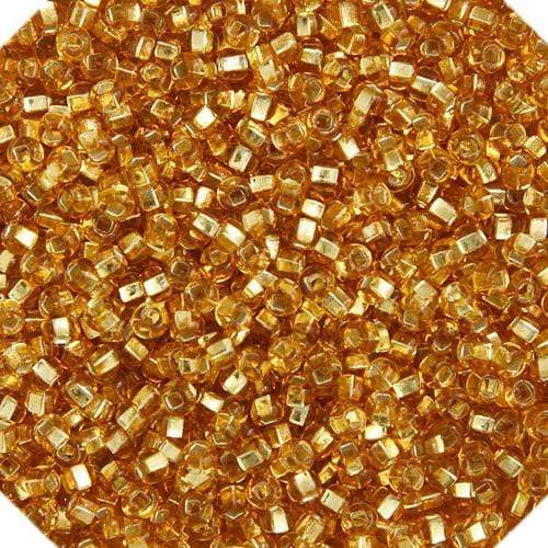 Sundaylace Creations & Bling 10/0 Preciosa Seed Beads 10/0 Silver Lined Gold, Preciosa Seed Beads
