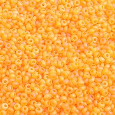 Preciosa 10/0 Preciosa Seed Beads 10/0 Transparent Gold Yellow Matte AB Preciosa Seed Beads