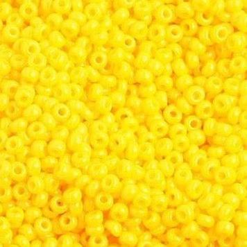 Sundaylace Creations & Bling 10/0 Preciosa Seed Beads 22g 10/0 Gold Yellow Opaque Preciosa Seed Bead